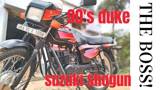 suzuki shogun the duke of 90's| suzuki shogun vlog in Kannada| Kannada motovlogging|first in Kannada