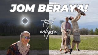 Meriah beraya kat US! Total eclipse of the heart, tengok gerhana matahari