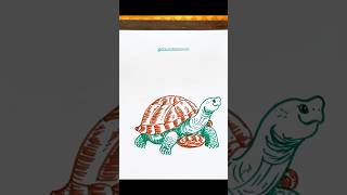 Tortoise Drawing | Turtle Drawing | #art #drawingtutorial #tortoise #turtle #sketch #pen #seo #draw