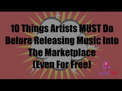 What do artists do before a concert?