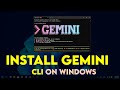 How to Install Gemini CLI on Windows 11 | Step-by-Step Guide (2025)