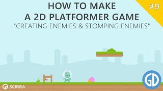 9. How To Make A 2D Platformer Game (Creating Enemies & Stomping Enemies) Construct 2 Tutorial