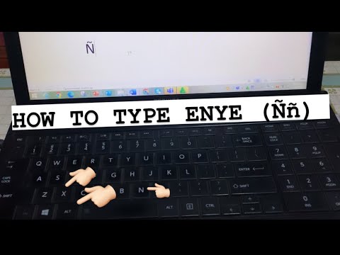 HOW TO TYPE LETTER ENYE (Ññ) ON COMPUTER OR LAPTOP | EASY TUTORIAL | # ...