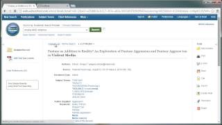 EndNote Online: Adding References From EBSCOhost Databases