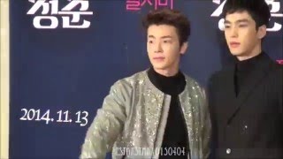 [141105 fancam re-edit] 레디액션청춘 시사회 동해 (Donghae)