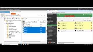 How to Integrate Active Directory Users Authentication with FortiGate Firewall Using LDAP Server