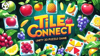 Unity Tile Connect Game | Unity 2D Puzzle Game Template | Unity Tile Game