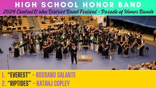 ① Mt. Everest / ② Riptides | High School Honor Band | 2024 CD Oahu Parade of Honor Bands