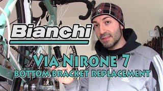 Bianchi Via Nirone 7 bottom bracket replacement