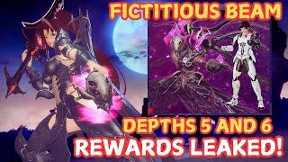 [PSO2 NGS] Leaked Rewards Fictitious Beam: Depths 5 and 6