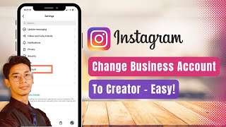 How to Change Business Account to Creator Account in Instagram !