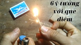 6 ý tưởng với que diêm|Gặp gỡ tv