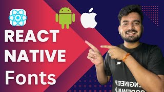 React Native Fonts for Android & Ios 🔥 | Quick Video✅ | Engineer Codewala