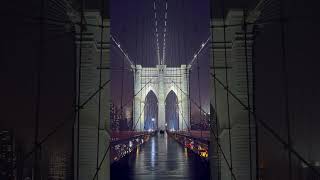 Crossing the iconic Brooklyn Bridge in New York City #brooklynbridge #nyc #newyork #newyorkcity