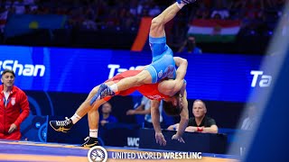 Georgii TIBILOV (SRB) vs. Ivan LIZATOVIC(CRO) | Seniors World Championships 2023  1/4  GR 63Kg