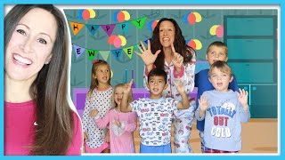 New Year's Eve Countdown Video for Children | 10 minute countdown for Kids | Patty Shukla
