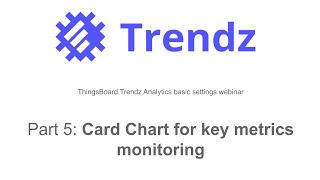 ThingsBoard Trendz Analytics - Cards