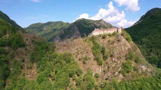 Dracula Castle (Burg Poenari/Cetatea Poenari) Große Wallachei, Rumänien, September 2021