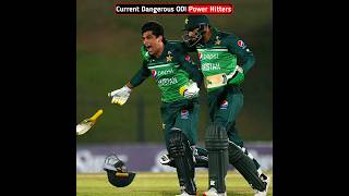 Top3 Pakistani Current ODI Power Hitters #cricket #shorts