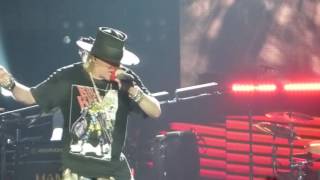 Guns N' Roses - Nightrain (Houston 08.05.16) HD
