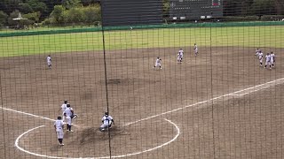 宮崎県立小林秀峰高校野球部のシートノック　～第149回九州地区高等学校野球大会宮崎県予選・決勝戦にて～