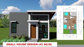 Small House Design (43 sq.m)