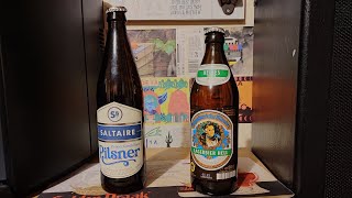 Ultimate Supermarket Lager Championship - Round 1 - Augustiner Hell vs Saltaire Pilsner