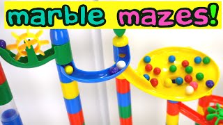 Giant Marble Runs Teach Colors and Numbers