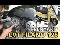 PENYAKIT YAMAHA GREND FILANO 125 NEO!! CVT BUNYI KRESEK KRESEK!!