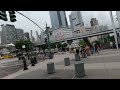 Water Dance. Taking a walk along the Hudson waterfront. Circle Line and Pier 84