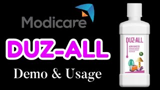 Modicare Duz-All ADVANCED Concentrated Multipurpose Cleaner Product Demo and Usage