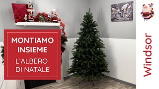 [MONTIAMO INSIEME] Albero di Natale Abete artificiale Windsor - Realistico e Super Folto