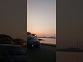 tepian pantai stulang laut johor. suasana di pagi hari