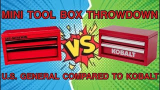 Mini Toolbox Throwdown - U.S. General VS Kobalt