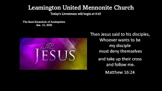 LUMC Worship Service January 12, 2025