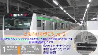 【お知らせ】JR東海道線 川崎駅 発車メロディ (上を向いて歩こう) JRKawasaki Departure Station Melody