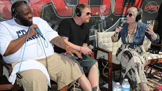 Kat Corbett Interviews Run The Jewels at the KROQ Coachella House