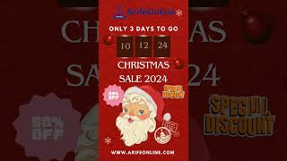 Christmas sale coming soon!!😍😎 #arifeonline #sale #christmassale #offer #discount #shorts #foryou