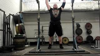 120kg x 2 overhead press