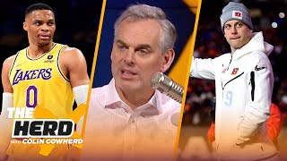 Joe Burrow, not Aaron Rodgers, is the MVP, talks Russell Westbrook — Colin | THE HERD