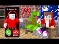 Why Creepy ROBLOX JJ CALLING to JJ and MIKEY at Night? - Minecraft Maizen