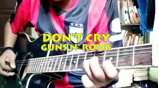 Don't Cry - Guns N' Roses - Acoustic Solo Guitar Cover