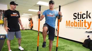 Lunge Stretch to Improve Your Lunge with Warmup and Activation - Stick Mobility Exercise