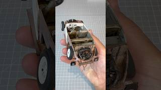 Weathering a 1/24 scale VW Beetle results - Pass or Fail? #weathering #124 #scalemodel #handmade