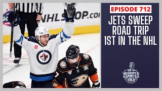 Winnipeg Jets sweep the road trip and are 1st in the NHL standings
