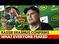 🚨ERASMUS CONFIRMS DEVASTATING BLOW FOR THE SPRINGBOKS! | SPRINGBOKS NEWS