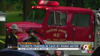 Downpour leaves 19 stranded in Kentucky's Hidden River Cave