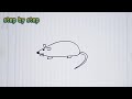 How to draw a mouse ❤️ Step by Step Drawing For kids !! DrawTutor