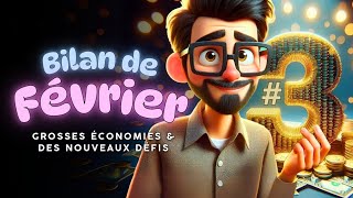 3ème Bilan retrait de Février 2025✨️ +Colis de @positive-attraction-byjenny 💸 #cashstuffing #budget