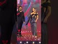 alluarjun and rashmikamandanna set the fire on stage with their dance performance at the pushpa 2